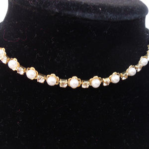 Faux Pearl Adjustable Choker